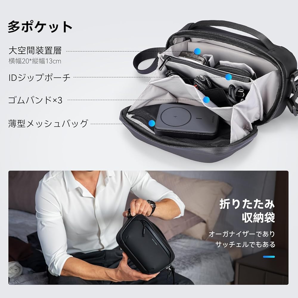 Amazon | [MARK RYDEN] ショルダーポーチ メンズ 2way